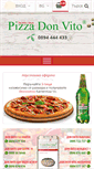 Mobile Screenshot of pizzadonvito.com